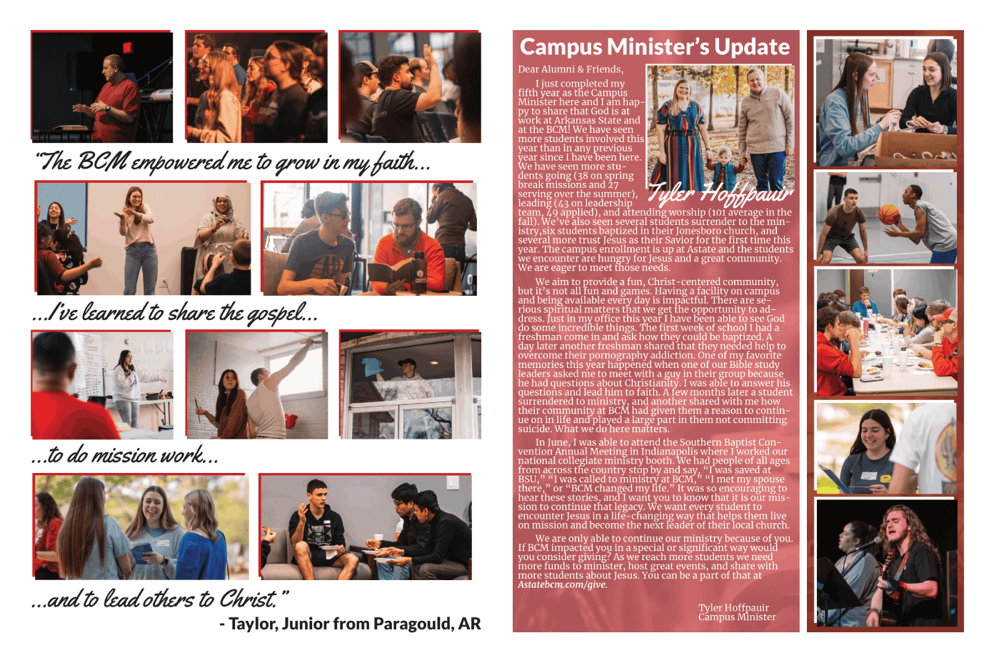 Arkansas State BCM Website